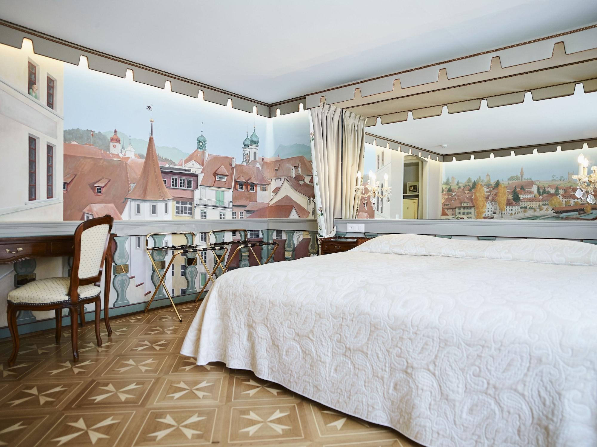 Romantik Hotel Wilden Mann Luzern Bagian luar foto