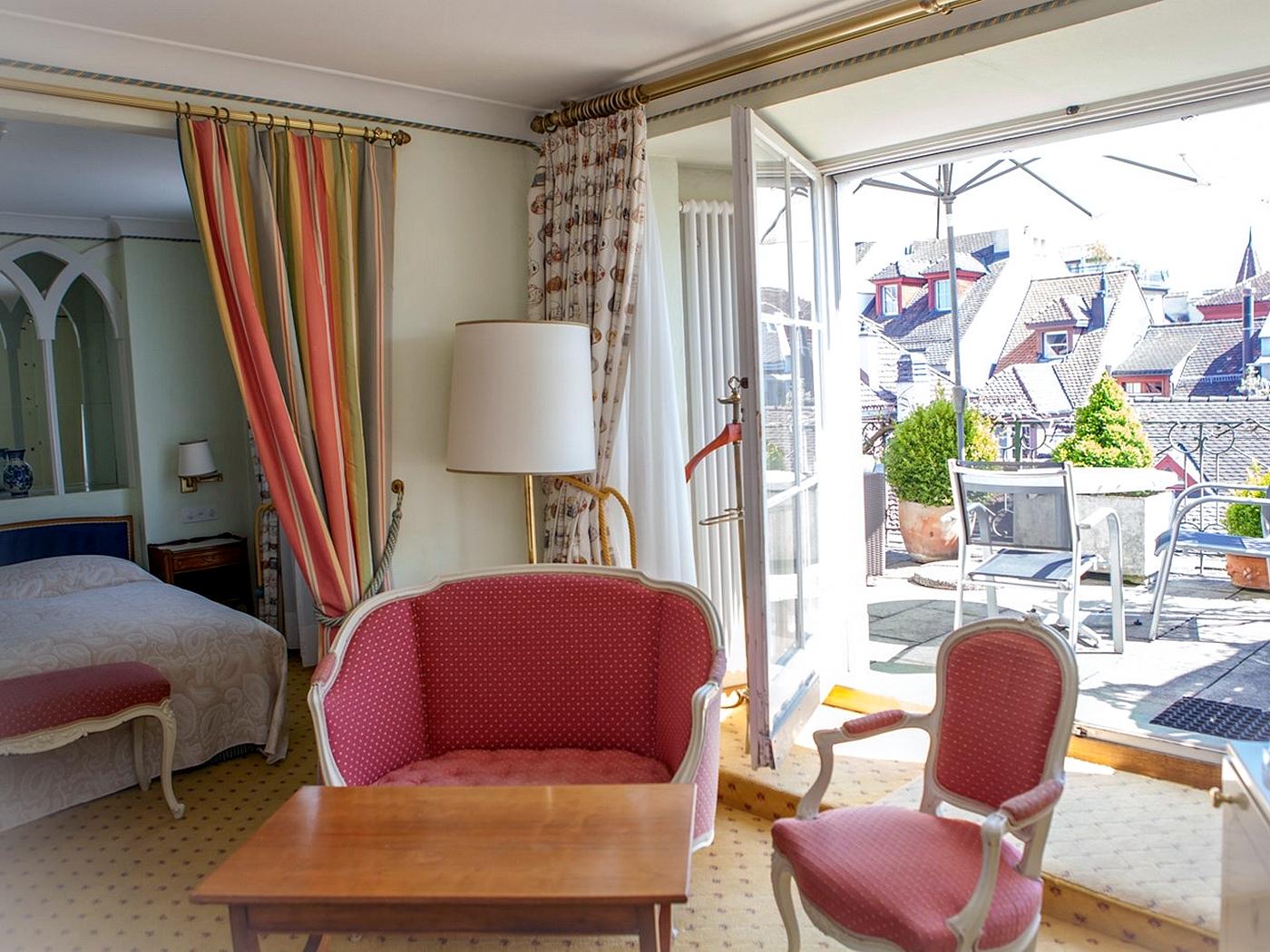 Romantik Hotel Wilden Mann Luzern Bagian luar foto