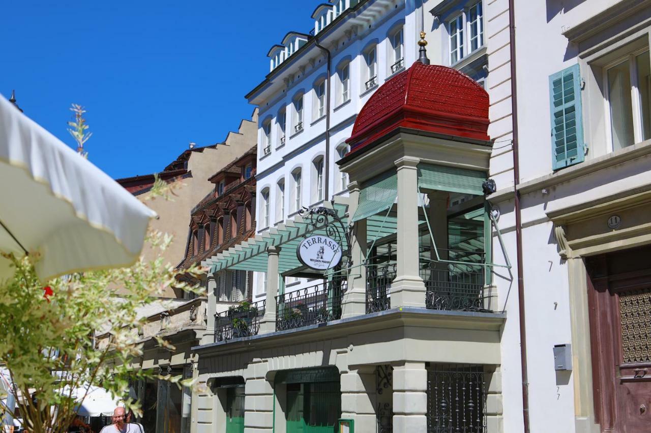 Romantik Hotel Wilden Mann Luzern Bagian luar foto
